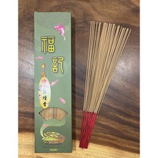 【啟秀齋】福記 環保無煙香 馥方檀香 1尺3 (1斤裝) 台灣製造 SGS檢驗合格 立香 無煙香, 5個