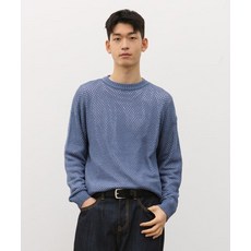 [국내매장정품] 리 LEE 스카시 풀오버 니트 블루 LE2301KT02BL 173359, M