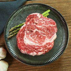 [바라봄] 국내산 1등급 소고기 등심스테이크 200g+200g+핑크솔트2개, 1, 200g