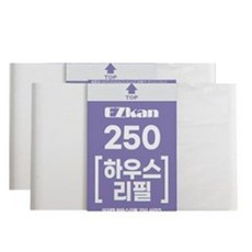 이지캔 하우스 리필 250 기저귀 쓰레기 봉투, 2개, 20L