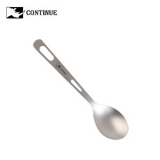 【TOE拇指小舖】CONTINUE康鈦牛 純鈦餐湯匙, 1個