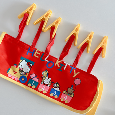 키티 휴대용 다용도 빨래 모자 집게, 1개, 빨강