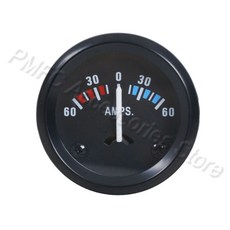 차량용 미터 12V 자동차 게이지 2 인치 52mm 수온 오일 온도 프레스 연료 볼트 kg 전류계 블랙 쉘, water temp, 01 Ammeter, 1) water temp