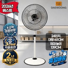 [2026년 신제품] 대웅 24/30인치 공업용 업소용 대형 선풍기, 24인치(DW-IDF6334) 24인치(DW-IDF6334)