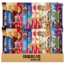에너지바 12종 24개 기획세트 (골든그래놀라 콘푸라이트 코코볼 엑티브 벨런스 닥터유에너지바호두 콘푸로스트 레드베리 크런치넛 통곡물너트 트레일믹스 소프트츄이), 2세트, 40g