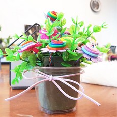 노인돌봄센터 미술수업 단추조화꽃꽂이키트 키즈 행사장 색칠 학원 도서관 1일체험