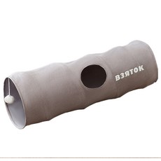 可折疊貓咪隧道, 1個, 灰色