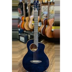 烏克時代 Anuenue黑鳥吉他M77旅行吉他，面單黑影紋楓木/紅松木 桃花心, 1個