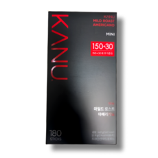 카누 미니 마일드 아메리카노 180T (2박스), 2박스, 180개입, 900mg