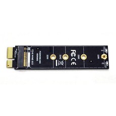 M.2 PCIe 어댑터 M.2 M 키 NVME SSD to PCI Express 3.0 X1 호스트 컨트롤러 확장 카드 2230 2242 2260 2280 SSD 지원 (S, M.2 PCIe 어댑터, M 키 NVME SSD to, 1개