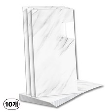 에이제이케이 붙이는 벽지 대형 접착식 폼블럭 데코 타일 대리석 타일시트지, 프리미엄 화이트, 10개