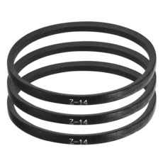 HARFINGTON 3피스 Z-57 Z 타입 V-벨트 1450mm/57.1인치 내부 길이 x 0.37cm 너비 x 0.25인치 높이 Z 타입 폐쇄 루프 고무 변속기 벨트, Z-14, 3