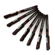 [로트링] 티키 그래픽 펜 0.1 / 0.2 / 0.3 / 0.5 (4종) [옵션선택] 제도펜 파인라이너, 0.1 (RO1904750)