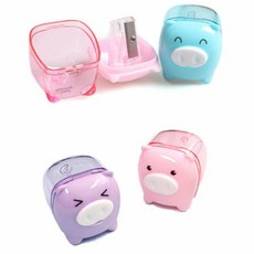 돼지 연필깎이 연필깎이수동 연필깎기