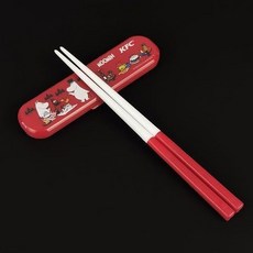 日本正版姆明KFC聯名餐具盒筷子收納盒單人裝便攜餐具學生迷你 便攜式 食品級PP材質 可愛收納盒, 1個, 齣口日本正版姆明KFC聯名餐具盒筷子收納