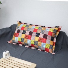 (커버만) 대형 등쿠션 커버 등받이쿠션커버 쿠션커버 110X60, 대형 쿠션 커버(커버만), 퀄스, 와인