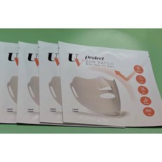 스카이 UV 프로텍트 전체 얼굴형 썬패치 남 / 여 공용 1BOX ( 4회분 ) 만약 작을경우에는 늘려서 사용하시면 됩니다, 1개