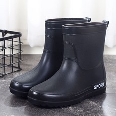 GONLI 防水束口 雨鞋 男款 中筒膠鞋