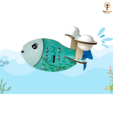 티처스 교과연계 과학키트 STEAM 부력으로 헤엄치는 태엽 물고기 (R-53), 단품