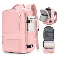VGCUB 대형 여행 작업 비즈니스 백팩 기내용 승인 노트북 여성용 남성용 Mochila de Viaje 퓨어 핑크. 라지_176142, 라지, 퓨어 핑크_176142