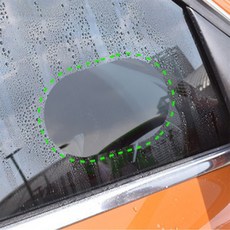 자동차 차량용 사이드거울 발수필름 코팅필름, 타원형, 1개