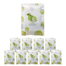 果然茶香 芭樂乾 台灣在地水果 無添加健康零食, 80g, 10個