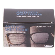 DOBON 達邦 長效款防霧去污濕紙巾, 1個, 眼鏡防霧濕紙巾