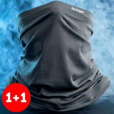 빅스테퍼 쿨 목토시 자외선 차단 마스크 여름 골프 스포츠 남여공용 1+1, 그레이