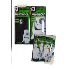FootJoy WeatherSof全天候男用高爾夫手套 舒適透氣 耐磨防滑 顏色隨機出貨, 不挑色隨機, 1個