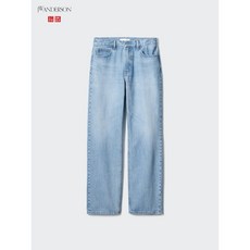 [일본정품]유니클로 남성 청바지 롱기장 스트레이트 진 483771