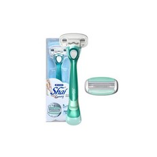 SLEEK 슬릭 모션 쉐이빙폼 210ml 4개+증정(엣지면도기)/면도용품, 샤이 크리미 여성용 면도날 총2입 (기1P 포함) /