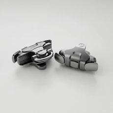 PUBG Fortnite Call of Duty용 모바일 게임 컨트롤러 트리거 민감한 조이스틱 조준 발사 액세서리, 01 검정색