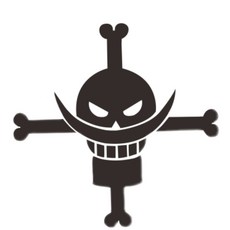 모터사이클 로고스티커 원 수염 반사 캡 자동차 데칼 스티커 방수 흰 로고 오토바이, D. 2020cm  검정낱장