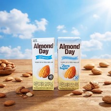 아몬드데이 오리지널+언스위트 190ml 각 3개씩