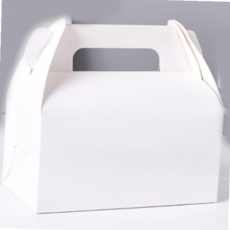 선물상자 쿠키조각케익 손잡이 흰색중 접이식포장박스 손잡이선물상자 작은선물상자 대형선물상자, 본상품