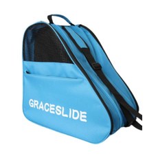 휴대용 파우치 가벼운 스 스케이팅 백 주최자 스포츠 야외 여행 성인, 옥스포드 천, 파란색