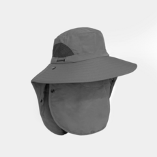 오프루어 햇빛가리개 등산 낚시 모자 썬캡 버킷햇, 56cm~60cm, 그레이