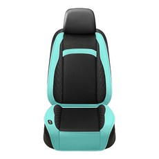 VKKN 12V 24V 자동차쿨링시트 차량용여름방석 안마기 차량용 차량용 쿨링 통풍시트 통풍방석 자동차방석 차량방석 블랙-12V세단SU... 1개, 그린-24V빅밴-통풍+마사지 * 1개