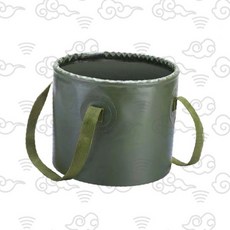 접이식 물통 캠핑 세척용 바구니 휴대용 원형 바스켓 야외 설거지 용기 손잡이, 상세페이지 참조