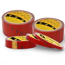 3M 차량용 양면테이프 회색 아크릴폼 강력접착, 1개, 20mm x 1.5M