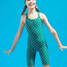 후그 여아수영복 5부 닷앤닷 GLT304