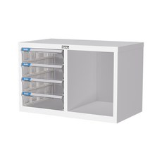 Tanko天鋼 A4文件收納櫃，桌上型二列文件架，380mm高鋼製辦公收納櫃, 1個, A4L-204P