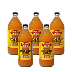 브래그 애사비 946ml 5병 애플사이다비니거 비네거 사과식초, 5개