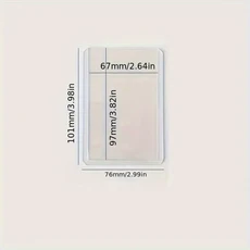 카드 홀더 강력한 보호 커버 의료 신용 명함 및 사회적 서비스용 PVC 소프트, 01 5PCS