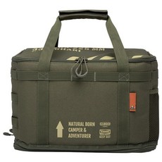 카고컨테이너 커스텀백 M 1개 캠핑가방 다용도 이소가스 부탄가스 수납, 카키