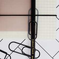 윈코 수납 문서 수첩 서류 볼펜홀더 펜꽂이 클립 블랙