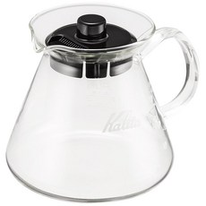 카리타 Kalita 붓기 쉬운 커피 서버 보온 내열 유리 2~4인용 500ml 전자레인지 식세기 대응 500 서버 G #31255 손 드립 기구 커피 카라페 데칸타 세련된 캠프, 상세페이지 참조, 1개, 1ml