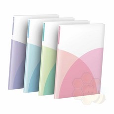 클리어북 10매 청색 화일케이스 대용량파일