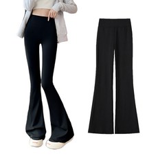 핑크셀럽 여성 요가 필라테스 빅사이즈 부츠컷 탄력 레깅스