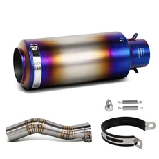 스포츠 레이싱 슬립 온 라인 배기 오토바이 중간 링크 어댑터 파이프 연결 프로젝트 머플러 혼다 CBR250RR, 03 F